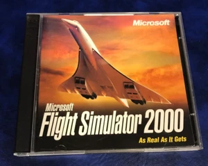 Vintage Microsoft Flight Simulator 2000 Software on CD ROM - Picture 1 of 3