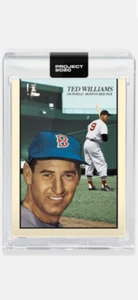 TOPPS PROJECT 2020 CARD 1954 TOPPS BOSTON RED SOX TED WILLIAMS #90 by OLDMANALAN - Picture 1 of 4