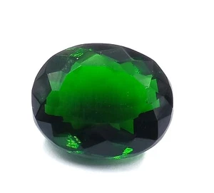 Piedra preciosa suelta natural certificada EGL 17,25 quilates Zambia corte ovalado verde esmeralda 5JJC - Imagen 1 de 8