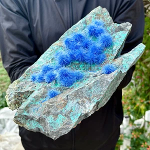 8,17 Pfund seltene Malachit Proben mit Magnesit Kristall Mineralien - Bild 1 von 9