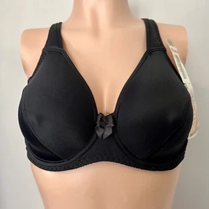 Sujetador Figura Completa Vintage Venchelle Micro Fabulous 36D Negro Brillante Sears Nuevo de Lote Antiguo Nuevo - Imagen 1 de 23