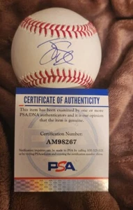 TYLER SODERSTORM FIRMADO MLB BÉISBOL OAKLAND ATLETISMO CERTIFICADO PSA/ADN #AM98267 - Imagen 1 de 5