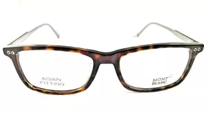 Neu MONTBLANC MB 615-F 052 55mm Asiatische Passform Herren Brille Brillengestell Italy #5 - Bild 1 von 6