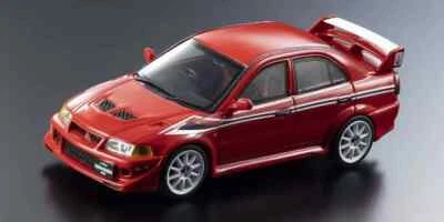 Coche modelo Mitsubishi Lancer Evolution VI TME 1/43 resina roja de Kyosho KSR43116R Foto 1 de 4