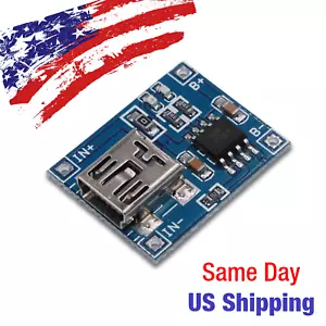 Mini módulo cargador de batería de iones de litio USB TP4056 5V 1A 18650 - ENVÍO EN EE. UU. HOY - Imagen 1 de 4