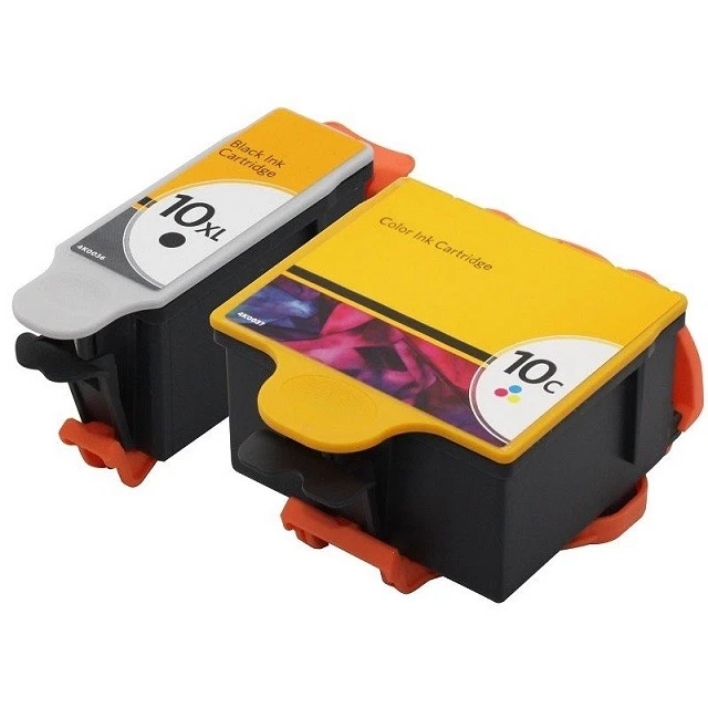 2PK High-Yield Ink For Kodak 10 XL 10C ESP 5, 7, 9, 7250 6150 5250 5210 Hero 9.1 - Image 1 of 1