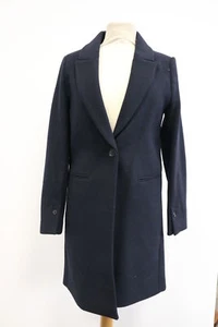 Mango Damen Wintermantel Wollmantel Mantel Blau Abrigo Dali 33935715 Gr.S Neu - Bild 1 von 3