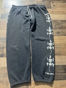 POWELL PERALTA Large Blk SweatPants RAT BONES BRIGADE Vintage Rare - Picture 1 of 4