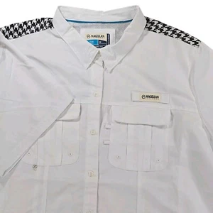 Magellan Fish Gear Shirt Womens 3XL Vented Relaxed Wicking Outdoor Lake Fork - Picture 1 of 13
