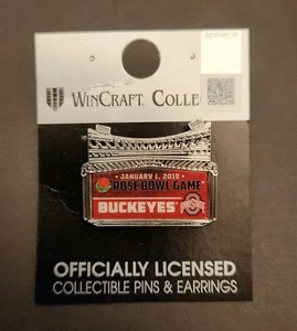 2019 ROSE BOWL Official OHIO State Buckeyes Pin by Wincraft - Picture 1 of 2