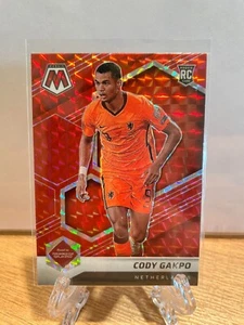 CODY GAKPO 2021-22 MOSAIC ROAD TO THE WORLD CUP FIFA ROOKIE RED MOSAIC PRIZM - Picture 1 of 2