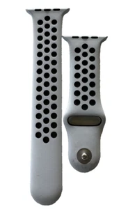 Bracelet sport Apple Nike 45 mm M/L noir platine pur pour Apple Watch - Photo 1 sur 4