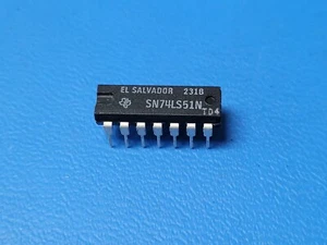 (5 PCS) SN74LS51N TI IC 2-IN AND-OR-INV GATE 14-DIP - Picture 1 of 2