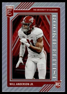 2023 Panini Donruss Elite Will Anderson Jr. Novato elitista No. RE-9 - Imagen 1 de 2