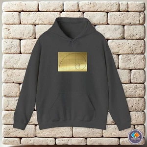 Mathematical Golden Ratio Spiral Unisex Hoodie - Picture 1 of 13