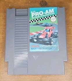 R.C. Pro-Am Nintendo NES Video Game Cartridge Authentic USA 1988 OEM Rare Vtg