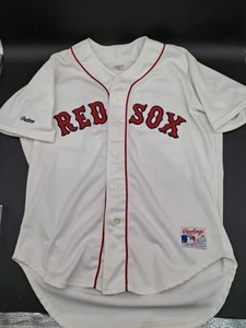 Vintage Maglia casa Rawling Boston Red Sox autentica #16 taglia 46/80 anni 90 - Foto 1 di 11