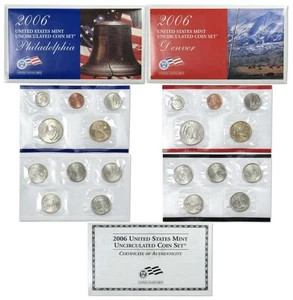 2006 Uncirculated Coin Set U.S Mint Government Packaging OGP COA - Picture 1 of 1
