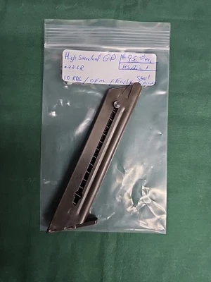 高标准 GB .22 LR 10 rd 弹匣 🇺🇸 早期工厂原装 Hi HS 22 夹 — 第 1/4 张图片