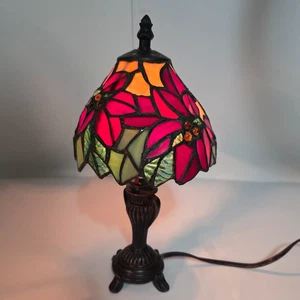 River of Goods kleine Weihnachtssternlampe Glas/Harz/Messing Akzentlampe Handarbeit - Bild 1 von 17