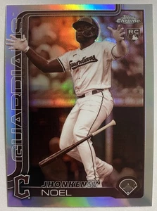 2025 Topps cromo Jhonkensy Noel #291 novato refractor sepia - Imagen 1 de 1