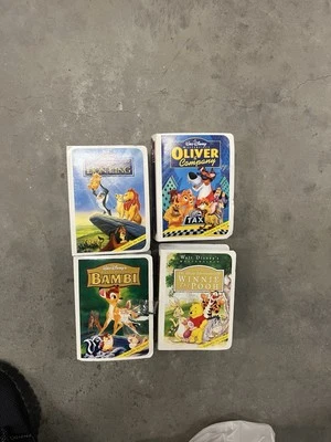 McDonald's Walt Disney Masterpiece lot of 4 Collection VHS Happy Meal Toy 1996 - Image 1 of 4