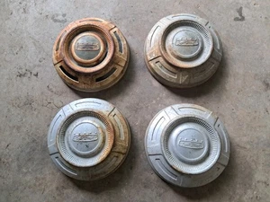 1967-1977 Ford F250 F350 Truck Dog Dish Hubcap Set Of 4 - Picture 1 of 11