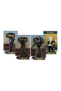 Fallout Movie Maniacs PVC Statue 4-Pack Lucy, Maximus, The Ghoul & Vault Boy 15 - Imagen 1 de 1