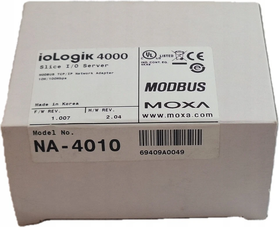 Moxa NA-4010 Ethernet Network Adapter – Modbus TCP, 10/100 Mbps​ - Image 1 of 4
