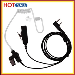 2-pinowy ukryty zestaw słuchawkowy do słuchawek akustycznych mikrofon do Kenwood UV-5R - Zdjęcie 1 z 6