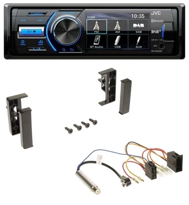 JVC Bluetooth MP3 USB DAB Autoradio für Audi A2 A3 8L 99-00 A4 B5 99-01 A6 C5 97 - Bild 1 von 4