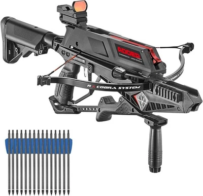 Repeating Adder Crossbow 130 lb Cross Bow with 5 Shot auto-loading Magazine Incl - Image 1 of 4