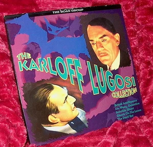 LD Laserdisc KARLOFF-LUGOSI COLLECTION 5 Films-DEVIL BAT;BRITISH INTELLIGENCE++ - Bild 1 von 1