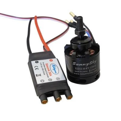 Motor sin escobillas Sunnysky X2212 1250KV y SimonK 30A ESC para avión multicóptero Foto 1 de 4