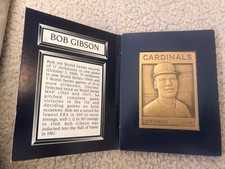 Topps Legends Of The 60s Collection BOB GIBSON 1995 BRONZE CARDINALS