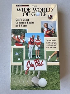 The Wide World Of Golf - Featuring Jim Flick - VHS - Tested - Picture 1 of 3
