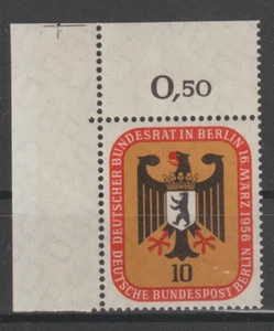 Berlin Michel-Nr. 136 Eckrand Ecke 1 postfrisch ** mit Originalgummierung - Bild 1 von 2
