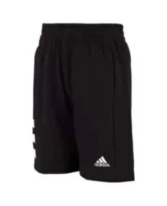 Adidas Big Boys Badge of Sport 3-Stripe Short Black Pick Size - Picture 1 of 1