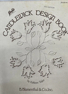 VINTAGE CANDLEWICK DESIGN BOOK LIKY CRAFT PRODUCTS CANDLEWICKING DESIGN 1982 - Picture 1 of 3