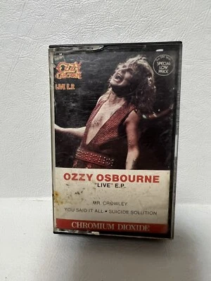 Ozzy Osbourne *Live EP *cassette tape 1982 - Image 1 of 4