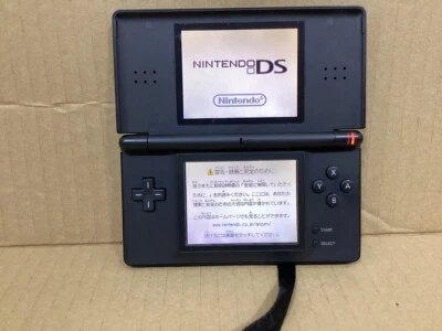 Nintendo DS Lite Jet Black  USG-001 Japan ver. working - Image 1 of 4