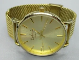 Colori XOXO gold tone mesh band Analog Watch - Picture 1 of 7