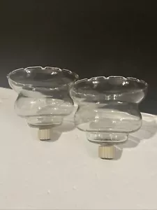 2 tazze votive design grano inciso portacandele corto vintage Homco nuovo occhiello piolo - Foto 1 di 18