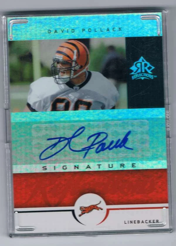 2005 Reflections Signature Reflections Red #SRDP David Pollack NM/MT Rookie Card - Image 1 of 1