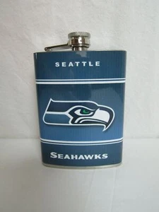 Neu Seattle Seahawks Edelstahl 8 Unzen Flachmann Neu im Karton FB20S - Bild 1 von 2