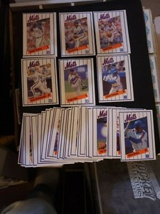 1991 Kahns New York Mets Team set Dwight Gooden David Cone Darling Viola Coleman