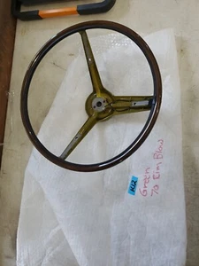 OEM 1970 Ford Mustang Green Rim Blow Steering Wheel Remanufactured - Picture 1 of 13