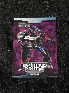 2007 Transformers Movie Trading Card #2 Optimus Prime In His Prime - Picture 1 of 2