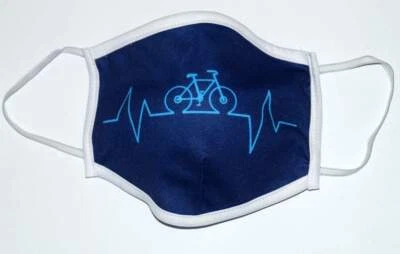 MARKENLOS BikeParts Fahrradmaske Mundschutz Atem- Schutzmaske Gesichtsmaske Waschbar