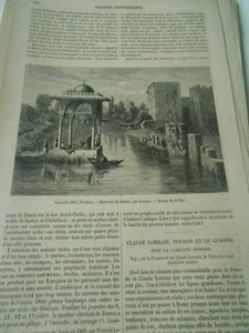 Environs de Damas syria 1861 Gravure Print Article - Foto 1 di 1